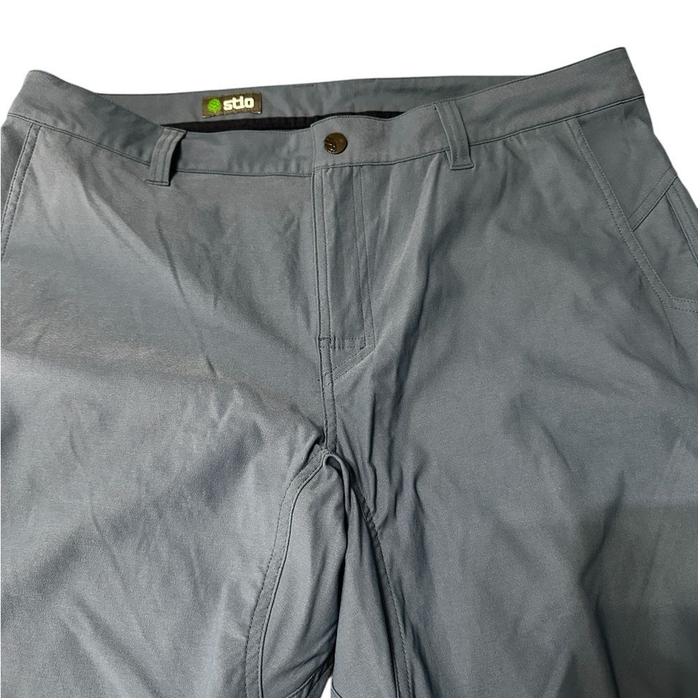 Stio Men’s 38S Performance Pants Blue Stretch Outdoor Hiking Casual - Picture 4 of 8